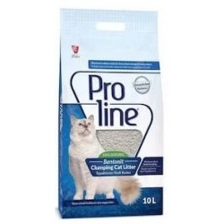 Proline Süper Topaklanan İnce Taneli Parfümsüz Bentonit Kedi Kumu 10lt