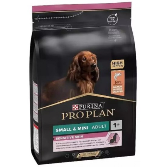 Pro Plan Somonlu Küçük Irk Hassas Derili Yetişkin Köpek Maması 3kg Pro Plan Somonlu Küçük Irk Hassas Derili Yetişkin Köpek Maması 3kg