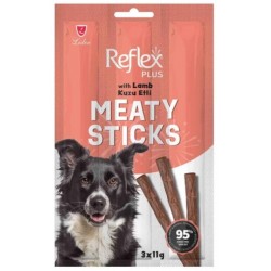 Reflex Plus Meaty Sticks Kuzulu Tahılsız Köpek Ödül Çubuğu 3x11 Gr