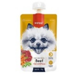 Wanpy Sığır Etli ve Havuçlu Ezme Köpek Ödülü 90 Gr