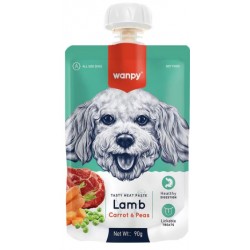 Wanpy Kuzulu ve Havuçlu Ezme Köpek Ödül Maması 90gr