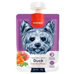 Wanpy Ördek Etli ve Havuçlu Ezme Köpek Ödül Maması 90 Gr